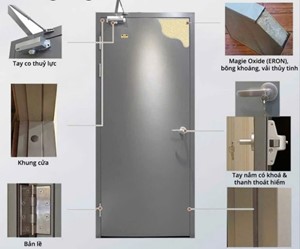 Cửa chống cháy GSD 07