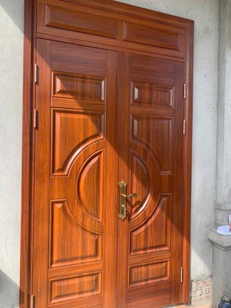 Cửa thép vân gỗ GSD 2 cánh
