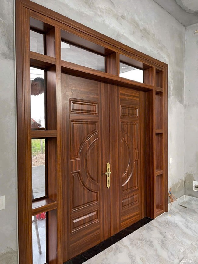 Cửa thép vân gỗ GSD 4 cánh