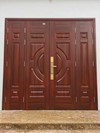 Cửa thép vân gỗ GSD 4 cánh